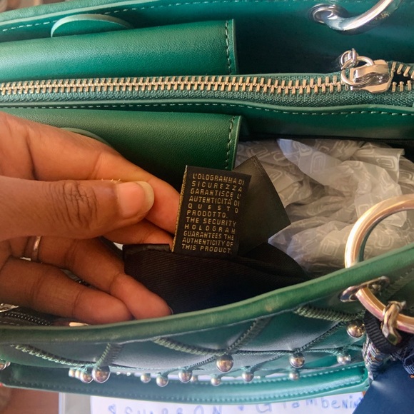 Roberto Cavalli “Jolie” Green Shopping Bag - Picture 9 of 11